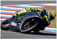 Valentino in moto